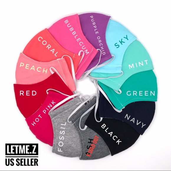 Face Marks 6/$20 -3 Layers Cloth Reusable Washable - Picture 2 of 9